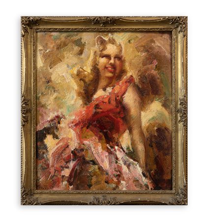 MARIO POBBIATI (1887-1956) - Senza Titolo (Figura femminile)