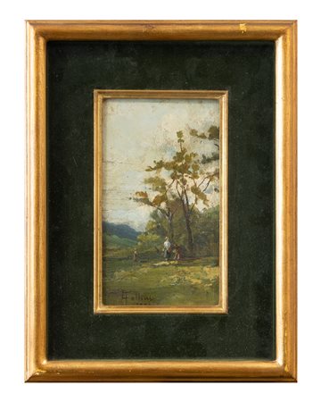 CARLO FOLLINI (1848-1938) - Senza Titolo, 1908