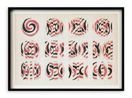 SARA CAMPESAN (1924) - Senza Titolo (Progetti per sculture)