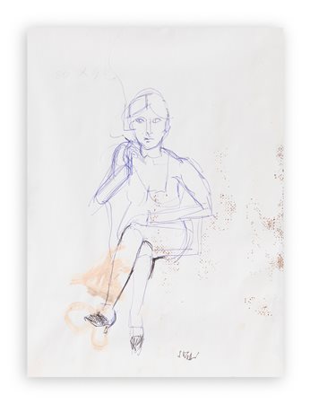 ALBERTO SUGHI (1928-2012) - Modella seduta, 2000