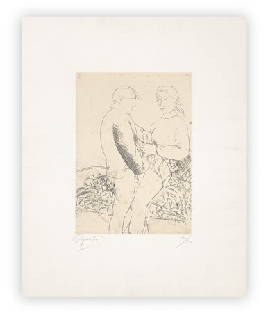 GIACOMO MANZÙ (1908-1991) - Senza Titolo