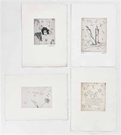 GIUSEPPE GUARINO (1920) - Lotto unico di 4 opere