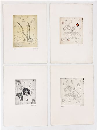 GIUSEPPE GUARINO (1920) - Lotto unico di 4 opere