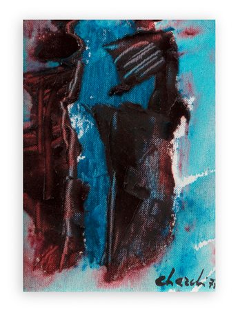 SANDRO CHERCHI (1911-1998) - Senza Titolo, 1977