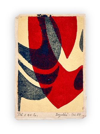 SILVANO BOZZOLINI (1911-1988) - Senza Titolo, 1958