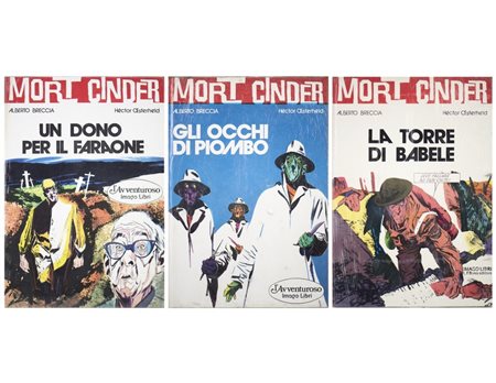 Alberto Breccia, Héctor Oesterheld - LA PRIMA EDIZIONE DI MORT CINDER IN VOLUME DELLA IMAGO LIBRI: UN DONO PER IL FARAONE, LA TORRE DI BABELE, GLI OCCHI DI PIOMBO.