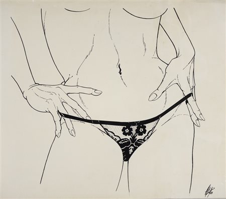 AUTORE NON IDENTIFICATO - Studio di figura.