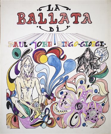 Autore non identificato - La ballata di Paul John Ringo e George. I Beatles.