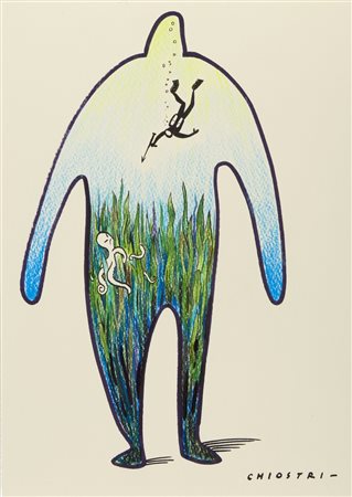 Chiostri Gianni (n. 1947) - senza titolo.