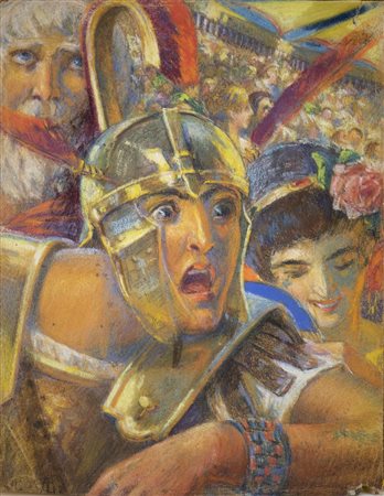 ARTISTA SCONOSCIUTO - Antico soldato romano.