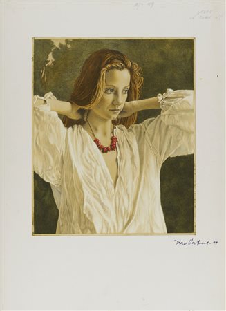 Ventura Piero - Illustrazione originale della serie "Ritratto di una Strega".