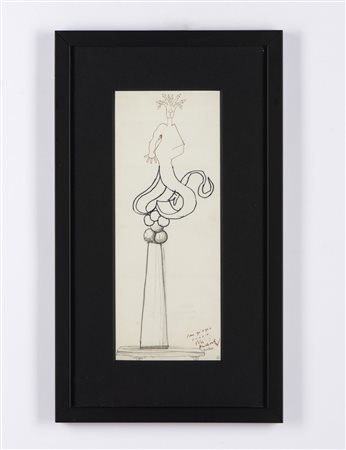 FOLON JEAN-MICHEL (1934 - 2005) - Rarissima opera a tre mani da parte di Folon, Alechinsky e Del Pezzo.