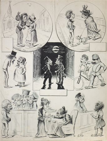 detto G.RI Victor Joseph Louis Mousselet (1853 - 1940) - Vignette.