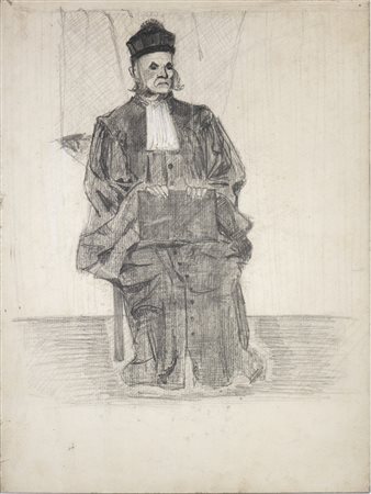 Apres Honoré Daumier - Un avvocato.