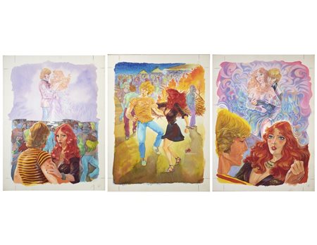 Capotorto - Tre illustrazioni psichedeliche.