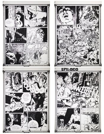 Alfredo Castelli e Giovanni Cianti - I topi nel Muro per la rivista Horror Sansoni ispirato al racconto di H P Lovecraft.