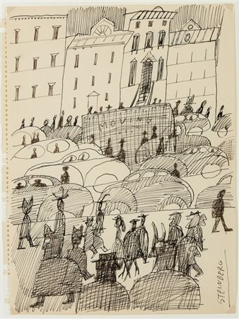 STEINBERG SAUL (1914 - 1999) - Piccolo diario americano.