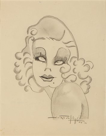 De Filippis Vittorio - Ritratto di Jean Harlow.
