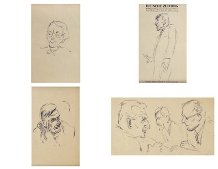 AA.VV - 4 VIGNETTE PER "DIE NEUE ZEITUNG" ANNI 40.