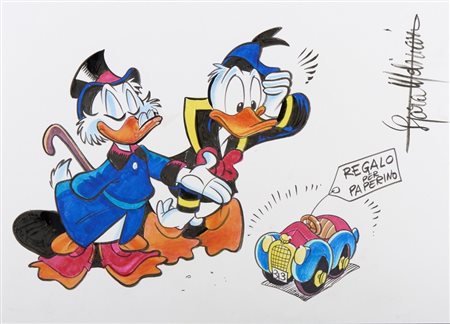 MOLINARI LARA (n. 1970) - Regalo per Paperino.