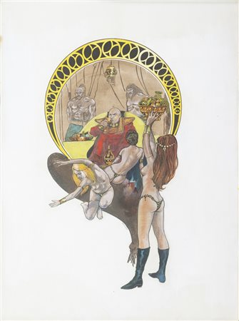 Puigagot Paul - Tavola originale anni 70 per  la Skywald edizioni.