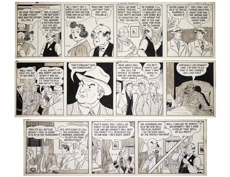 Leonardo Lank (1896 - 1970) - Mickey Finn, popolare agente di polizia irlandese-americano.