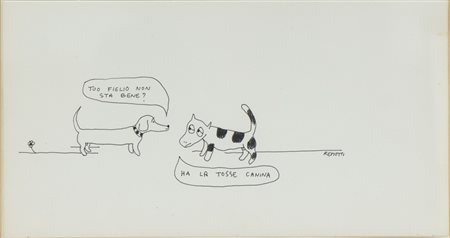 REMOTTI REMO - Tosse canina dal ciclo "Manco li cani".