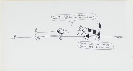 REMOTTI REMO - Collezionista antiquariato dal ciclo "Manco li cani".