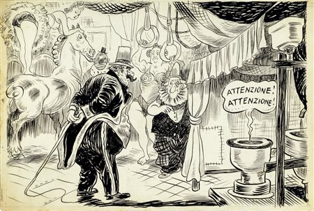 Attalo (Gioacchino Colizzi) - Il circo, 1950s