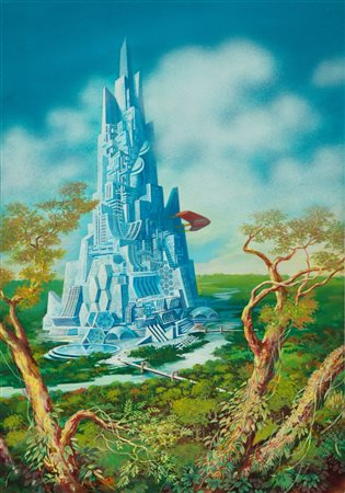 Dino Busett - Città grattacielo, 1980