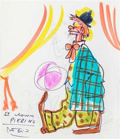 Federico Fellini - I clowns - Il clown Pierino, 1970s