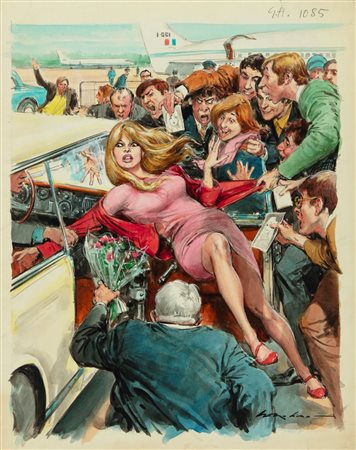 Walter Molino - Brigitte Bardot, 1968