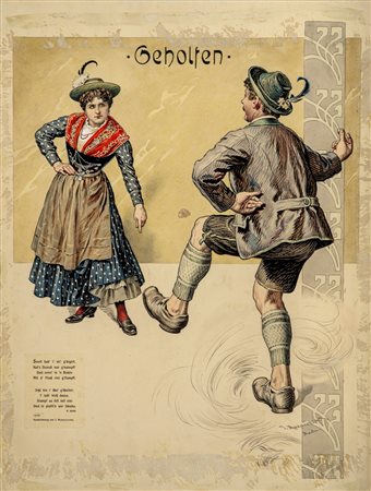 Josef Mukarovsky - Geholfen, 1908