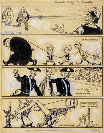 Ratalanga (Gabriele Galantara) - Le politiche del Regno d'Italia, 1910s