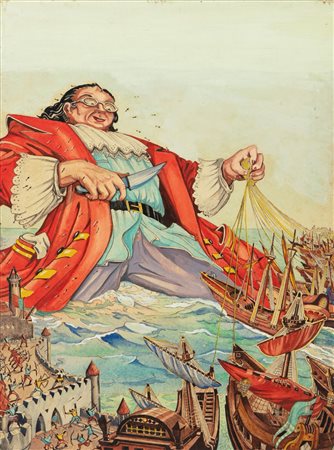 Mario Zampini - I viaggi di Gulliver, 1951