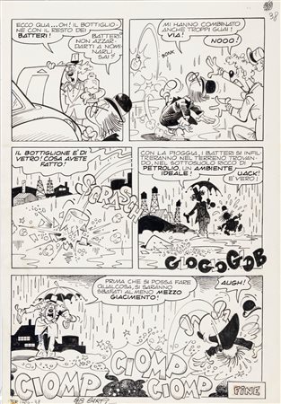 Giovan Battista Carpi - Zio Paperone e i batteri mangiapetrolio, 1988