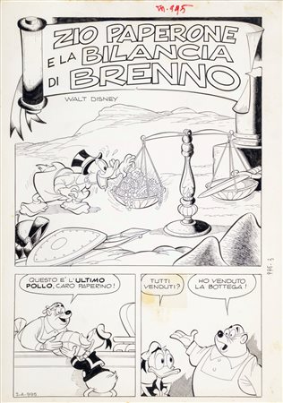 Giulio Chierchini - Zio Paperone e la bilancia di Brenno, 1974