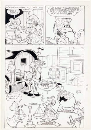 Giulio Chierchini - Zio Paperone e la bilancia di Brenno, 1974