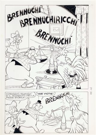 Giulio Chierchini - Zio Paperone e la bilancia di Brenno, 1974