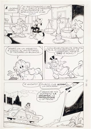 Giulio Chierchini - Zio Paperone e la bilancia di Brenno, 1974