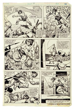 Ernie Chan - Conan the Barbarian - Cimmerian...Against a City!, 1980