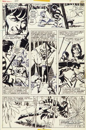 Howard Chaykin - Solomon Kane: Marvel Premiere - Fangs of the Gorilla God!, 1977