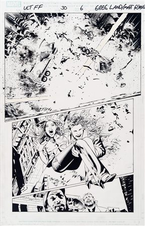 Greg Land - Ultimate Fantastic Four - Frightful, 2006