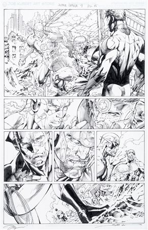Jim Lee - Justice League - The Villain's Journey, 2012
