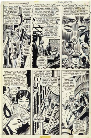 John Romita Sr. - The Amazing Spider-Man - Vengeance from Vietnam!, 1972