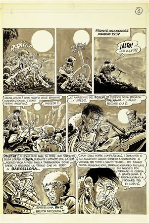 Bonvi (Franco Bonvicini) - Dedicated to Corto Maltese, 1981