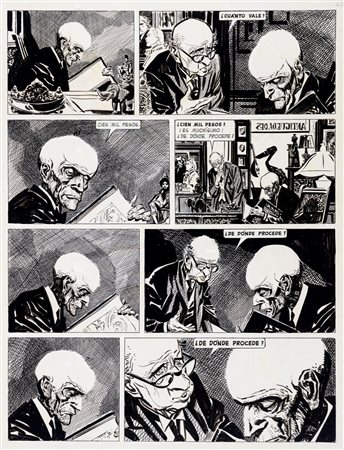 Alberto Breccia - Sherlock Time - El idolo, 1959