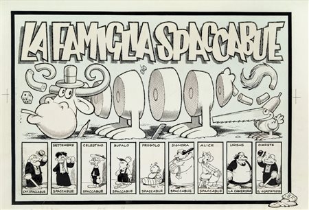 Benito Jacovitti - La Famiglia Spaccabue, 1973