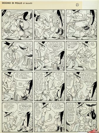 Benito Jacovitti - Cocco Bill - Occhio di Pollo e... i polli con l‘occhio, 1969