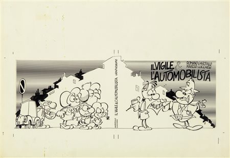 Marzio Lucchesi - Il vigile e l'automobilista, 1990s